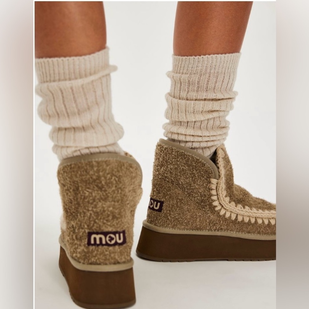 •FREE PEOPLE• ✨new in box• MOU mini platform boots